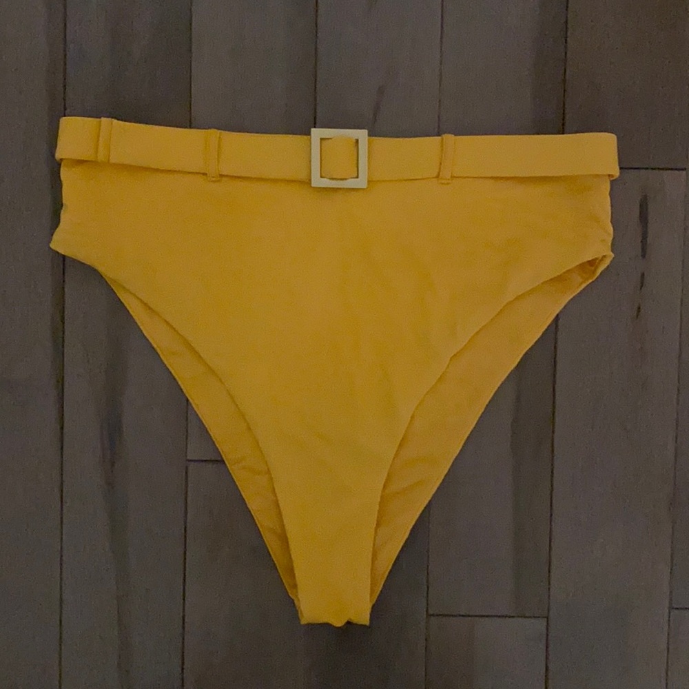 We Wore What Swim - Belted Emily Bottom L